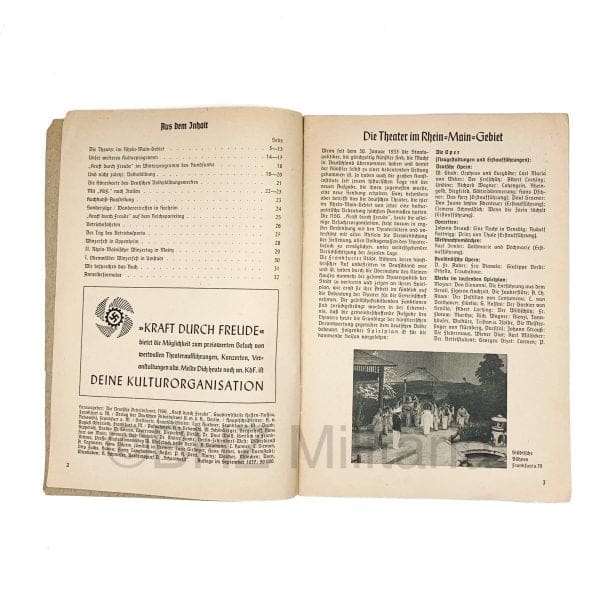 Kraft durch Freude (KdF) – Heft 10 – Oktober 1937 – Gau Hessen-Nassau