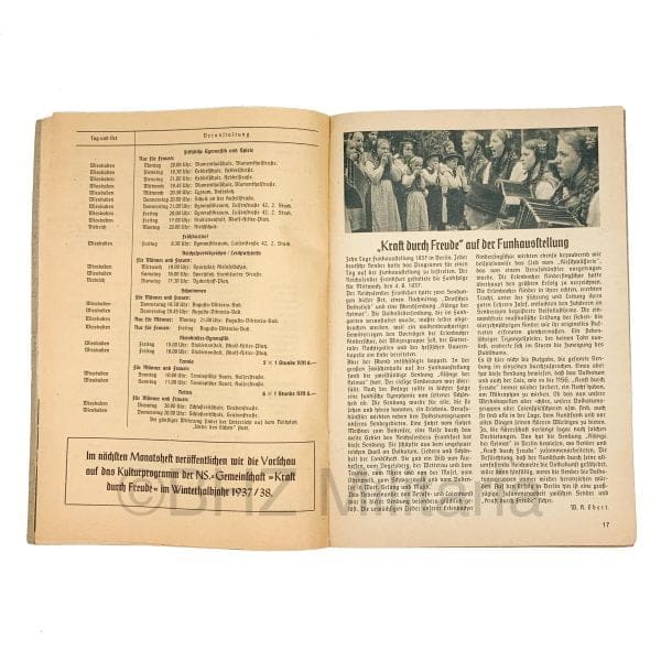 Kraft durch Freude (KdF) - Heft 9 - September 1937 - Gau Hessen-Nassau