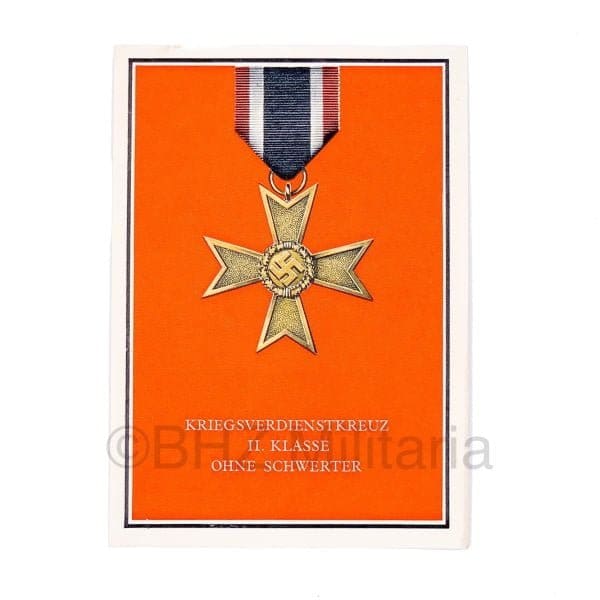 Die Kriegsorden des Grossdeutschen Reiches – 8. Kriegsverdienstkreuz II. Klasse ohne Schwerter