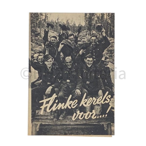 Recruitment folder Waffen SS Flinke Guys For...