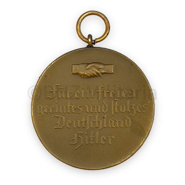 Hindenburg-Hitler Herinneringsmedaille Medaille 1933