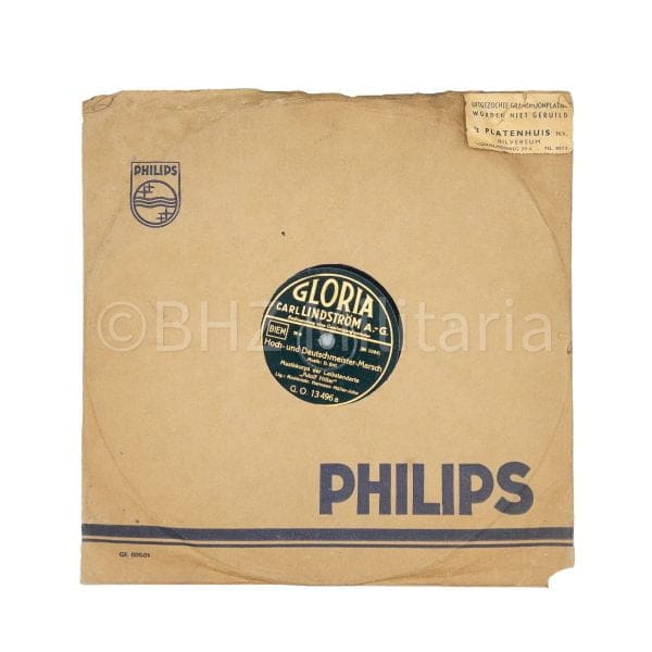78 RPM record Musiekkorps der Leibstandarte "Adolf Hitler"
