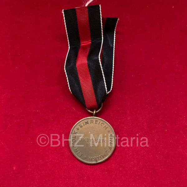 Sudetenlandmedaille - Medaille zur Erinnerung an den 1. Oktober 1938