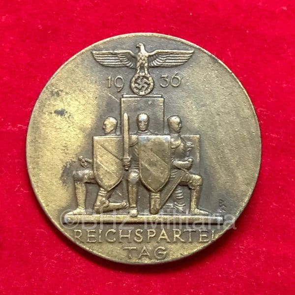 Reichsparteitag 1936 badge L. Chr. Lauer