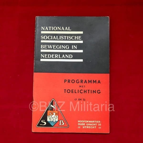 NSB - Programma met Toelichting (1 en 2) - 1931