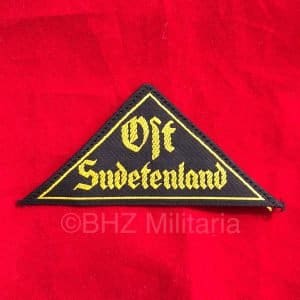 Hitlerjugend Gebiedsdriehoek (HJ-Gebietsdreieck) "Ost Sudetenland" met RZM etiket