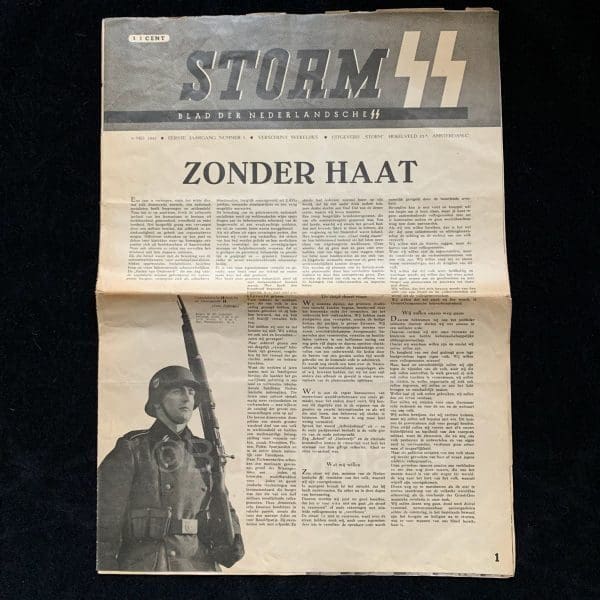 Storm (SS) - Leaf of the Dutch SS - First Volume Number 5 - 9 May 1941