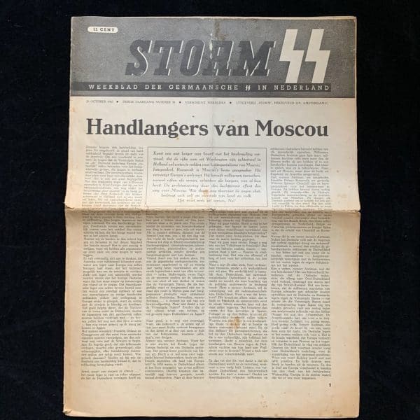 Storm (SS) - Blad der Germanansche SS - Third Volume Number 30 - 29 October 1943