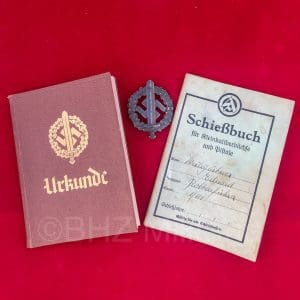 SA Sportabzeichen - Urkunde SA Sportabzeichen - SA Schießbuch