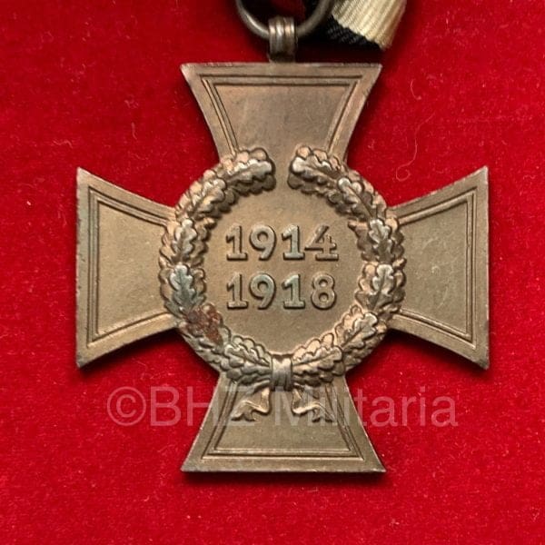 Ehrenkreuz für Kriegsteilnehmer – zonder Zwaarden