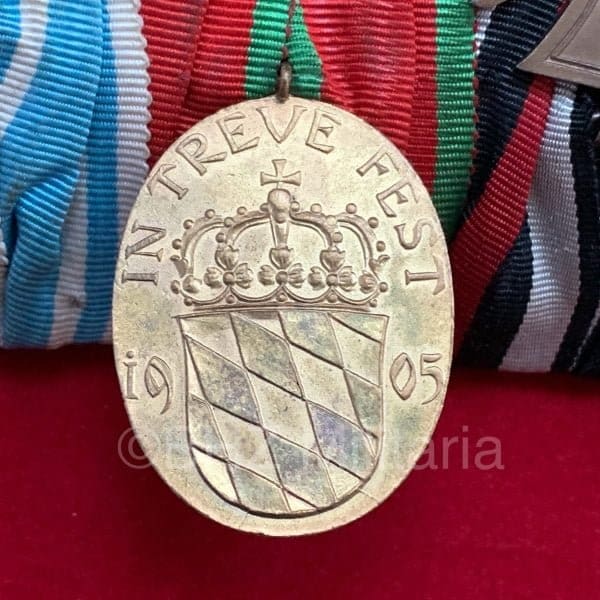Prinz Regent Luitpold Medal in Bronze am Bande der Jubiläums-Medaille
