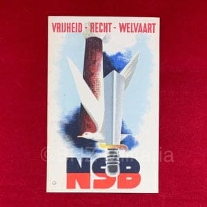 NSB Ansichtkaart - Vrijheid Recht Welvaart