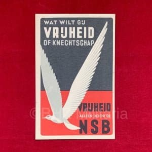 NSB Postcard Freedom or Slavery
