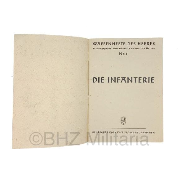 Waffenhefte des Heeres – Die Infanterie - No.1