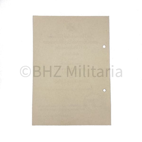 EK2 Document Maschinenmaaten MS Cobra 1941