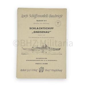 Loefs Schiffsmodell- Baubriefe Schlachtschiff "Gneisenau"