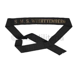 Mützenband Kaiserliche Marine SMS Württemberg