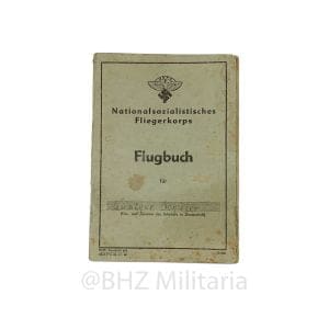 Nationalsozialistisches Fliegerkorps (NSFK) Flugbuch