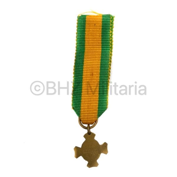 War Memorial Cross - For Military Operations - Miniature Bronze