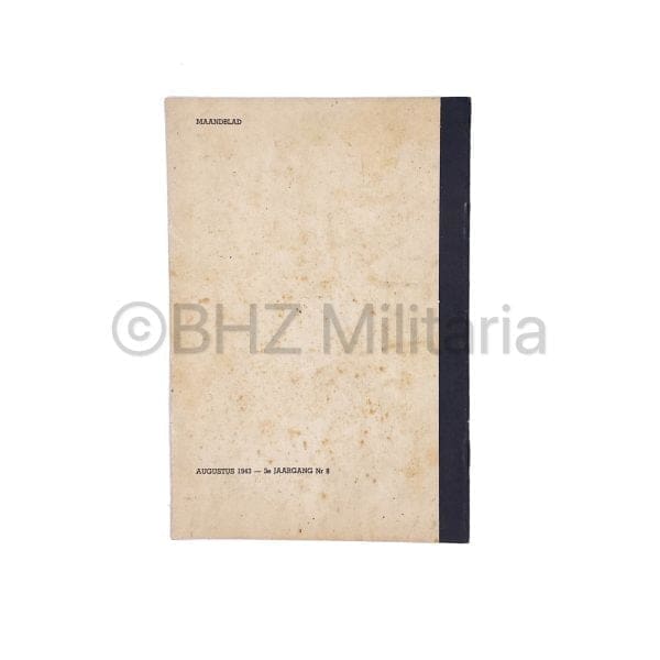 SS Training Sheets - August 1943 - 3rd Volume No 8