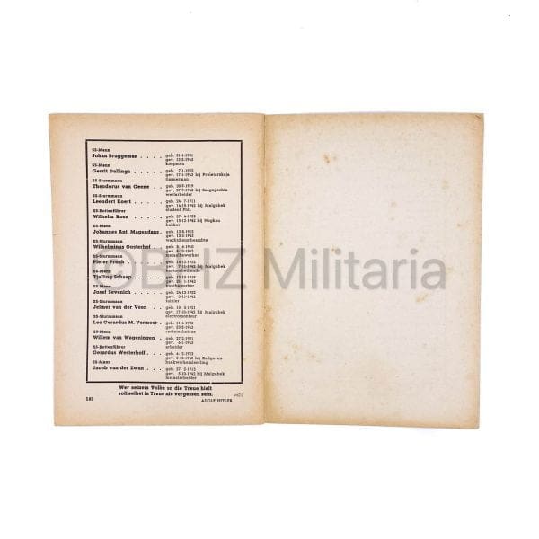 SS Vormingsbladen der Germaansche SS - Mei 1943 - 3e Jaargang Nr 5