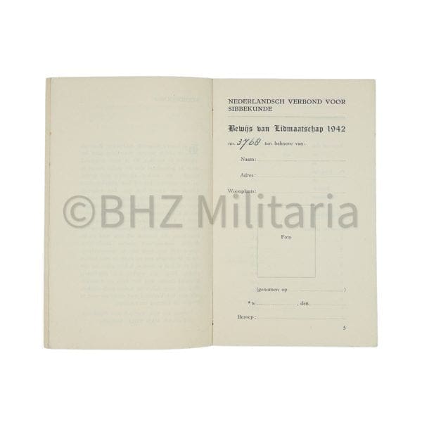 Sibbekundig Pocketbook 1942