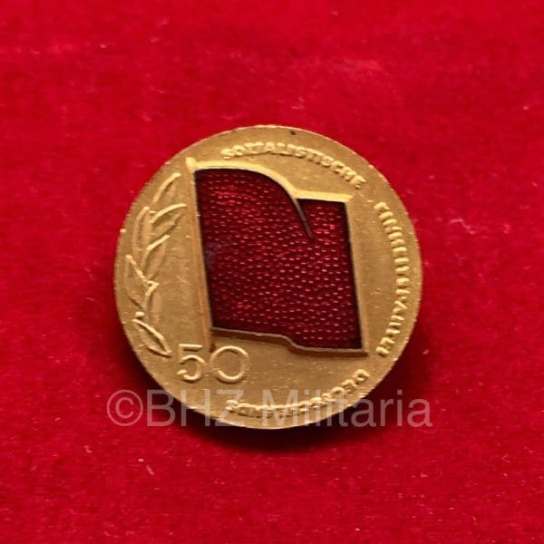 Ehrenauszeichnung der Partei für 50 jährige Mitgliedschaft der DDR