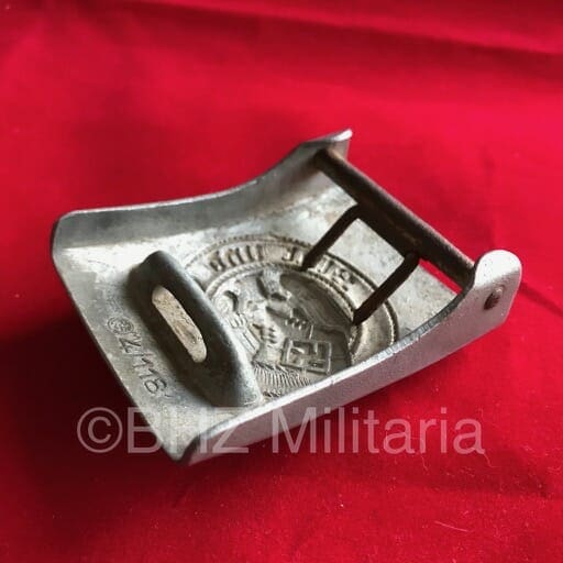 Hitlerjugend Zinc Belt buckle by Werner Redo RZM M4/118 - BHZ Militaria