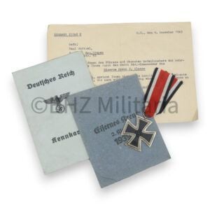 set ijzeren kruis 1939 2e klasse met documenten