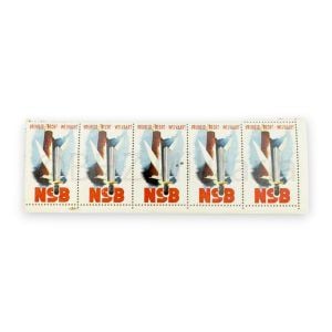 NSB stamps freedom right prosperity 5 stamps