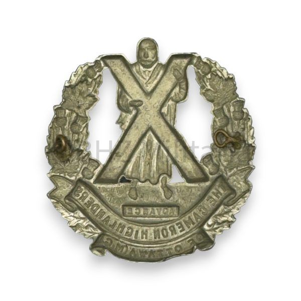 british army cameron highlanders regiment cap badge