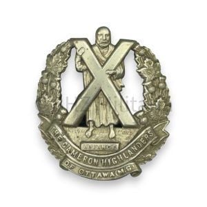 british army cameron highlanders regiment cap badge