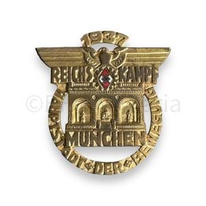 hitlerjugend reichskampf münchen 1937 abzeichen (zeldzaam)