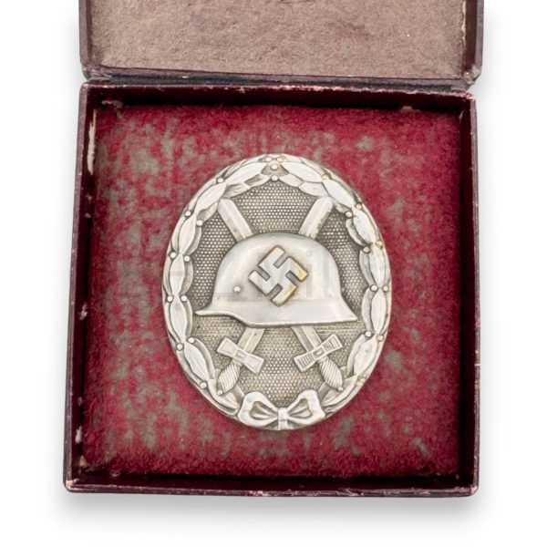 verwundetenabzeichen 1939 zilver hauptmünzamt in doosje