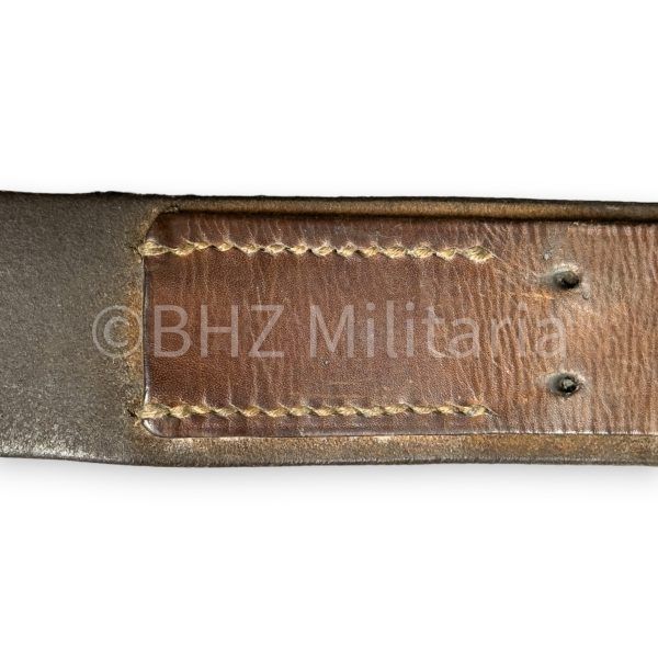 wh aluminium koppelslot met leren tab en riem dr. franke & co 1937